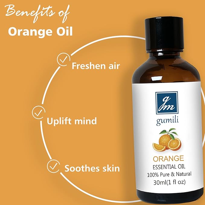 Orange Essential Oil 1 Oz ??100% Pure Sweet Orange Oil for Diffuser, Skin, Body, Spray, Massage & DIY