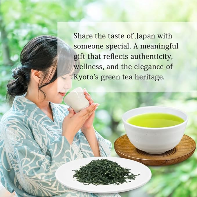 Premium Uji Sencha Green Tea ??Authentic Japanese Loose Leaf Tea from Kyoto, 1.41 oz (40g) Tin ??Freshly Harvested, Aromatic & Smooth Japanese food