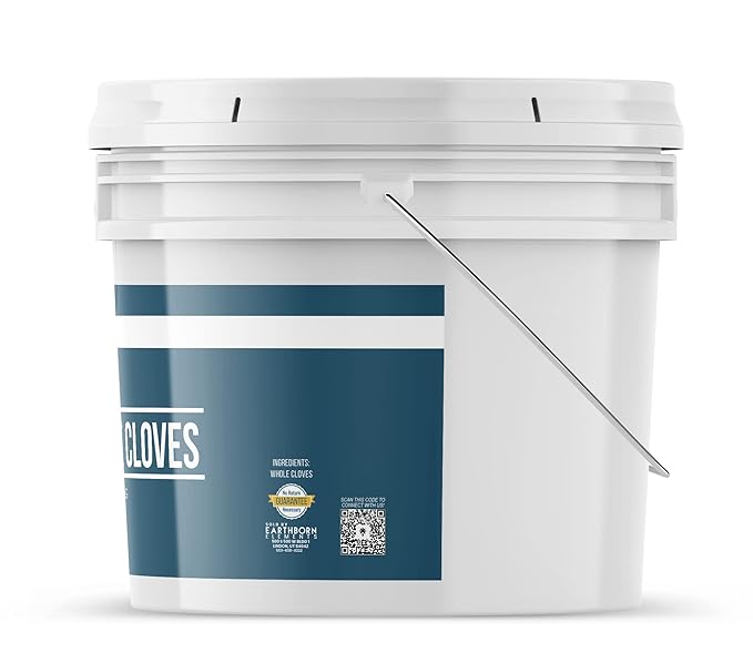 Earthborn Elements Whole Cloves, 1 Gallon Bucket, Warm Flavor, Aromatic Spice