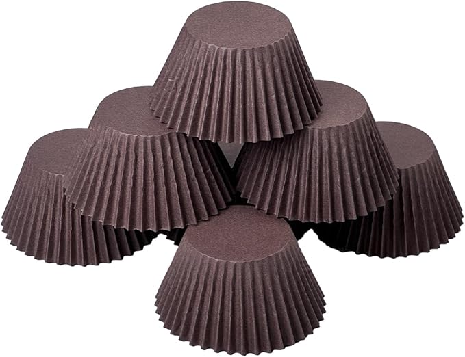 qiqee 300 Count Jumbo Cupcake Liners Coffee Muffin Liners Food Grade Jumbo Size Baking Cups Paper No Smells竊뉽arge Sizeç«?"<div>