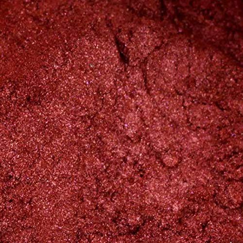 Luster Dust - Metallic Maroon (4g 1x Jar) | Edible Vegan Dust & Paint for Cake Decorating, Ice Cream, Desserts, Cocktails and Beverages by Bakell