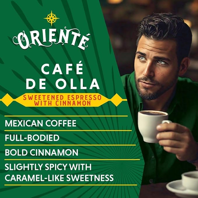 Oriente Dark Roast Instant Coffee, 40 ct, Sweetened Espresso ??100% Arabica Coffee, Instant Hot or Iced Coffee - Just add water
