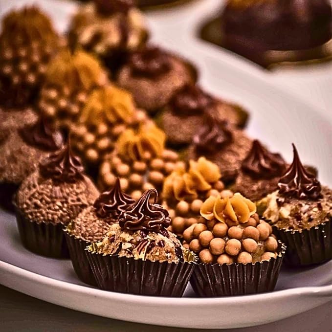 Green Direct Standard Size Brown Cupcake Liners ??Pack of 500 Paper Baking Cups for Muffin Pans, Carriers & Stands ??Bulk Non-Stick Cupcake Wrappers for Baking
