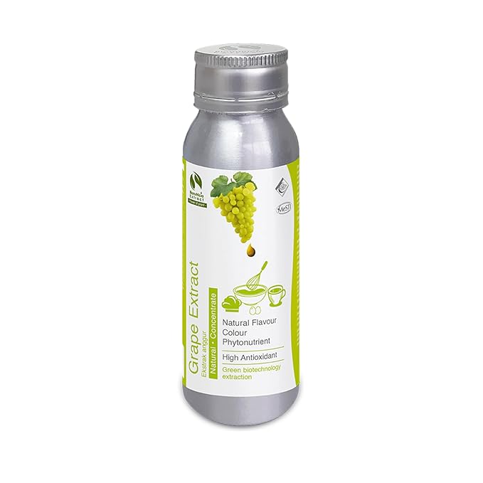 Bionutricia Grape Extract Liquid 2.82oz, No Artificial Colors & Flavor, Natural Extract for Baking, Desserts & Beverages, Strong Grape Taste, High Antioxidants, Non GMO, Vegen Friendly