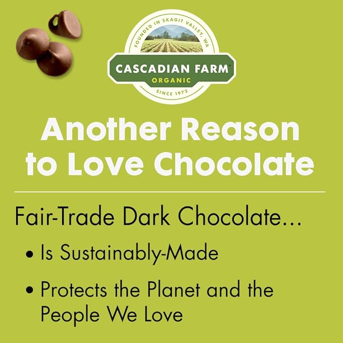 Cascadian Farm Organic Chocolate Chip Chewy Granola Bars, 6 Bars, 7.4 oz