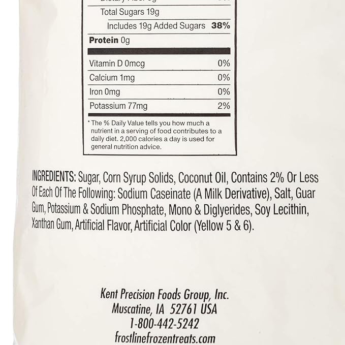 Frostline Vanilla Soft Serve Ice Cream Mix, Lactose & Gluten Free - Just Add Water, Dairy, or Dairy Free Alternative, Use with Blender, Countertop Ice Cream Maker, Soft Serve Machine - 6 lb Bag