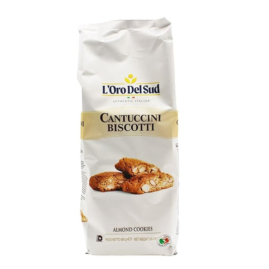 L'Oro del Sud, Traditional Almond Biscotti, Cantuccini d'Abruzzo, 800 G, 7 oz,