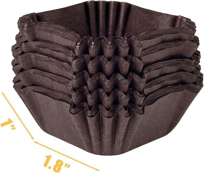 qiqee 500pcs Coffee Square Cupcake Liners Muffin Linner No Smell, Food Grade Baking Cups竊늆tandard Sizeç«?,<div>