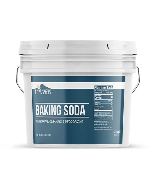 Earthborn Elements Baking Soda (2 Gallons) Sodium Bicarbonate, Cooking, Cleaning & Deodorizing
