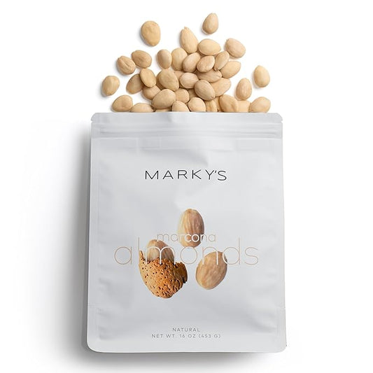 MARKY'S Raw Marcona Almonds Nuts form Spain - 1 lb / 453 g