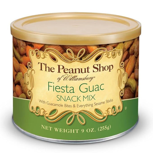 The Peanut Shop of Williamsburg - Fiesta Guac Snack Mix 9oz Tin