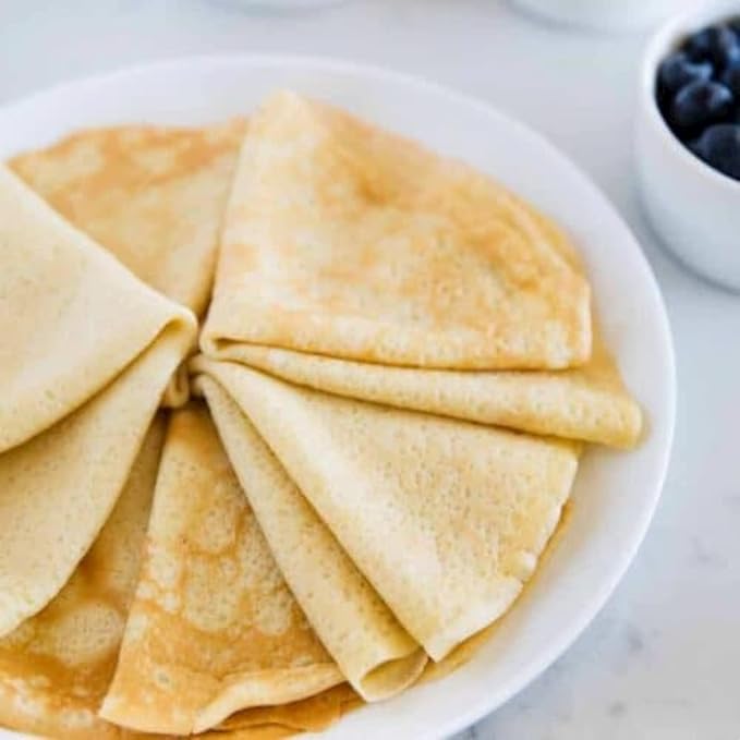 My Favorite Crepe Mix Traditional French Style - Quick Pantry Staples for Crepe Maker - Gourmet French Crepes Mix with Unbleached Wheat Flour & Nonfat Milk - French Pancakes Mix Collection (24 oz)