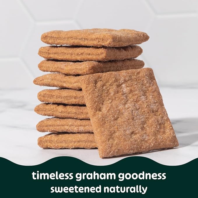 Must Love Graham Crackers Sampler - 1 Classic & 1 Chocolate - 5 Oz pack - No Added Sugar, Sweetened with Dates, Great for Pie Crust, Mini S'mores, Cheese Boards - Vegan - Healthy Snacking for Family