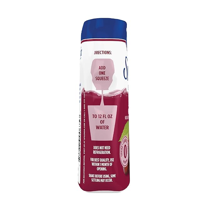 SPLENDA Energy Liquid Water Enhancer Drops, Sugar Free, Zero Calorie, Natural Flavor, Concentrated Drink Mix, 3.11 Fl Oz Each Bottle (Black Cherry, 1 Pack)