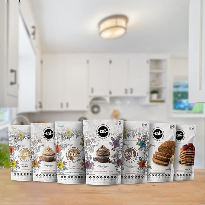 eat G.A.N.G.S.T.E.R. Dark Choconot Fudge Cake & Muffin Mix | Gluten-Free, Grain-Free, Nut-free, Egg-free, Clean Ingredients, Allergy-Friendly. Easy to Make, Great for those with Food Sensitivities, on Elimination Diets or the AIP and Paleo Diets