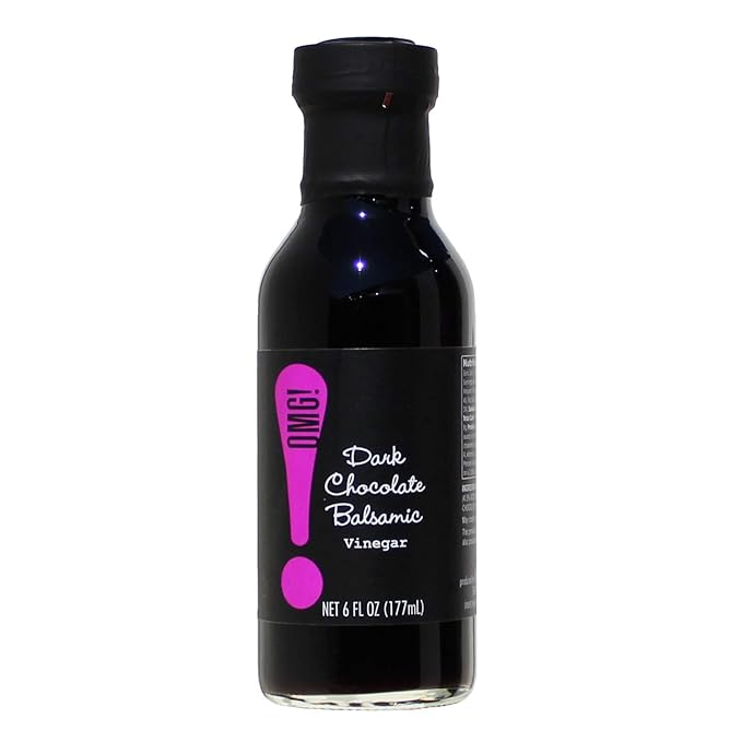 OMG! Oils: Gourmet Dark Chocolate Balsamic Vinegar (Perfect for Dipping, Marinades, Glazing and Topping!), 177ml/6oz??,<div>