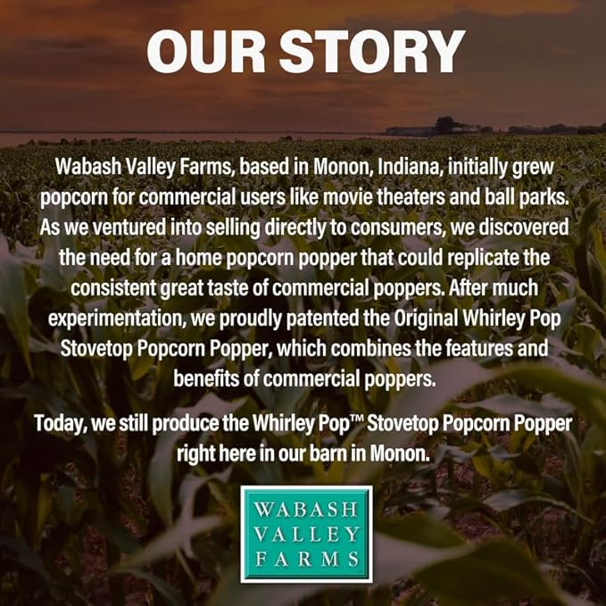 Wabash Valley Farms Popcorn Kernels - Hull-Less Baby White Popcorn Kernels, Gourmet Popcorn Kernels for Popcorn Maker, White Popcorn Kernels for Popping, Non-GMO Popcorn Seeds, Popping Corn (6 lb)