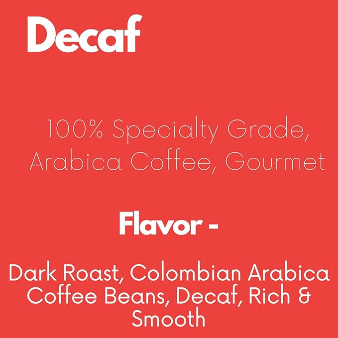 Sarasota Coffee Ground Decaf | Dark Roast Gourmet Decaffeinated Coffee Grounds | Low Acid, Mold Free, Specialty Grade Bulk Ground Decaf | 5lb (80 oz)