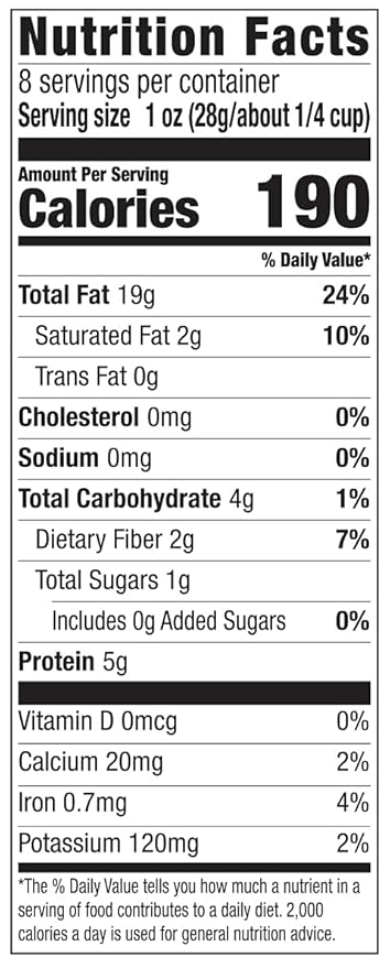 Happy Belly Chopped Walnut, 8 ounce (Pack of 1)