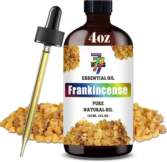 Frankincense Essential Oil (4 oz/120 ml) ??Frankincense Oils for Aromatherapy, diffusers, humidifiers, Home fragrances, DIY Skincare, soap Making, DIY Candle, Relaxation, Yoga, and Meditation