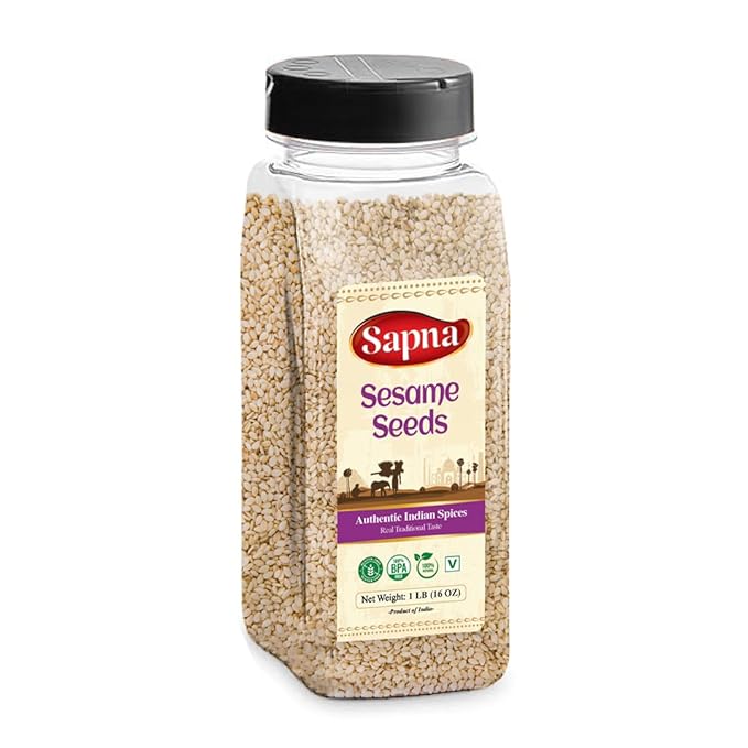 Sapna Sesame Seeds, 16 OZ, Premium Authentic Spice, All Natural