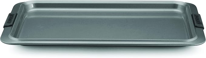Anolon Advanced Nonstick Bakeware with Grips, Nonstick Cookie Sheet / Baking Sheet - 11 Inch x 17 Inch, Gray