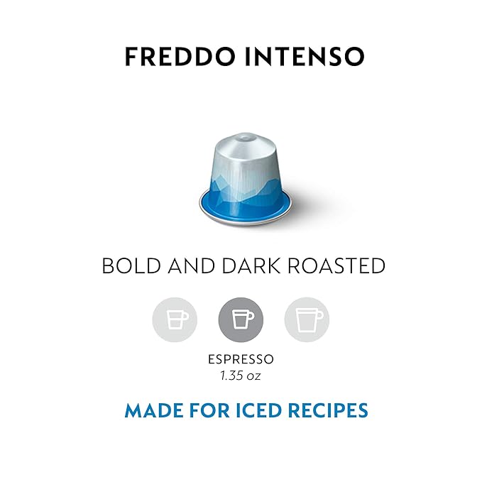 Nespresso Capsules Original Line, Freddo Intenso, 50-Count Espresso Coffee Pods