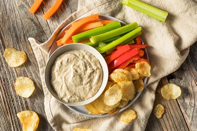 A Blend Above Spicy Dip Mix 5 Pack Includes Spicy Garlic, Lonestar Ranch, Ghost Pepper, Carolina Reaper, and Southwest Jalape챰o Spicy Dip, Gluten-Free, No MSG, All Natural, No Preservatives, Vegetable Dip, Keto Friendly, Low Carb, Low Sodium, Easy to Make