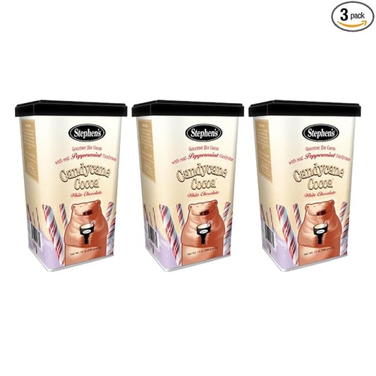 Stephen's Gourmet Hot Cocoa, Candycane Cocoa White, 14 OZ (Pack of 3)