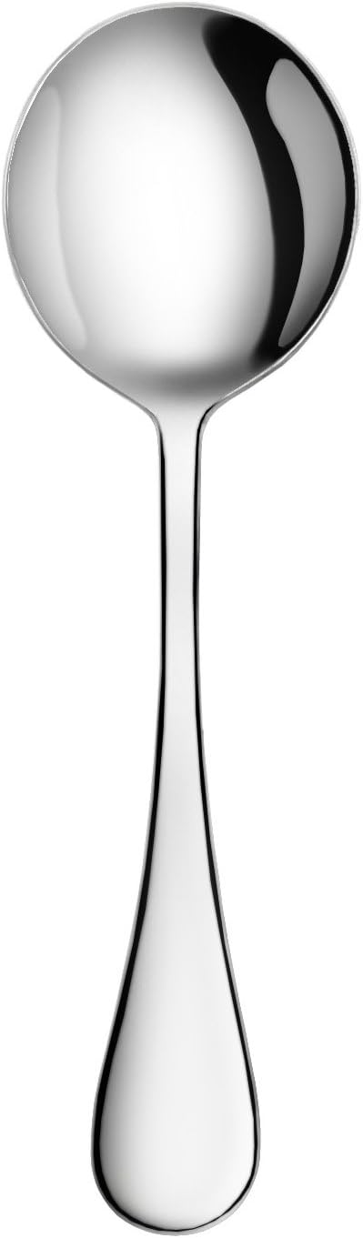 Artaste Rain 18/10 Stainless Steel (Silver (Set of 12), Bouillon Spoon (6-Inch))