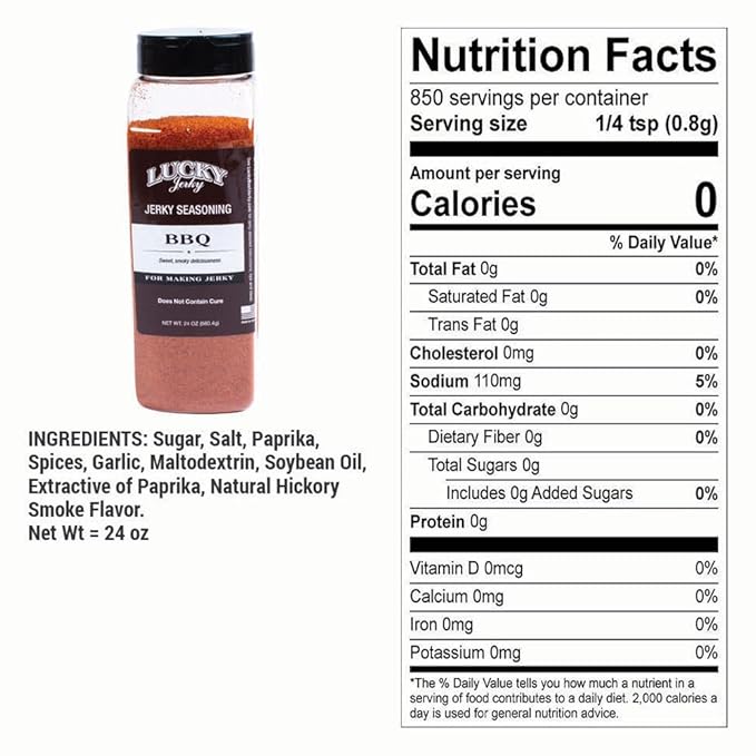 Lucky Jerky Seasoning (BBQ - 24oz)