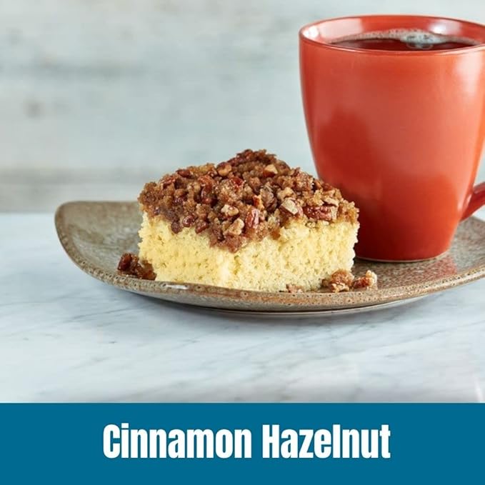 Door County Coffee Cinnamon Hazelnut DECAF Flavored - 10oz Bag - Ground Medium Roast -100% Arabica - Cinnamon Hazelnut DECAF