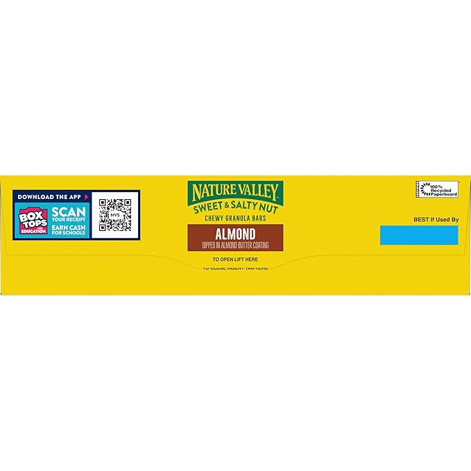 Nature Valley Sweet and Salty Nut Granola Bars, Almond, 15 Bars, 18 oz
