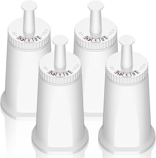 Replacement Water Filter for Breville Barista Touch Espresso Machine BES880, Barista Pro BES878, Oracle Touch BES990, Oracle BES980, Dual Boiler BES920 Bambino ClaroSwiss Sage, 4 Pack