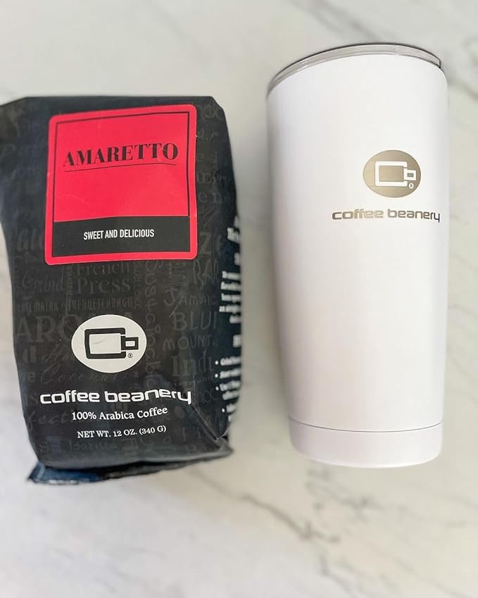 Amaretto Flavored Coffee, Specialty Arabica Coffee, Medium Roast, 12 ounce, Automatic Drip (Ground)