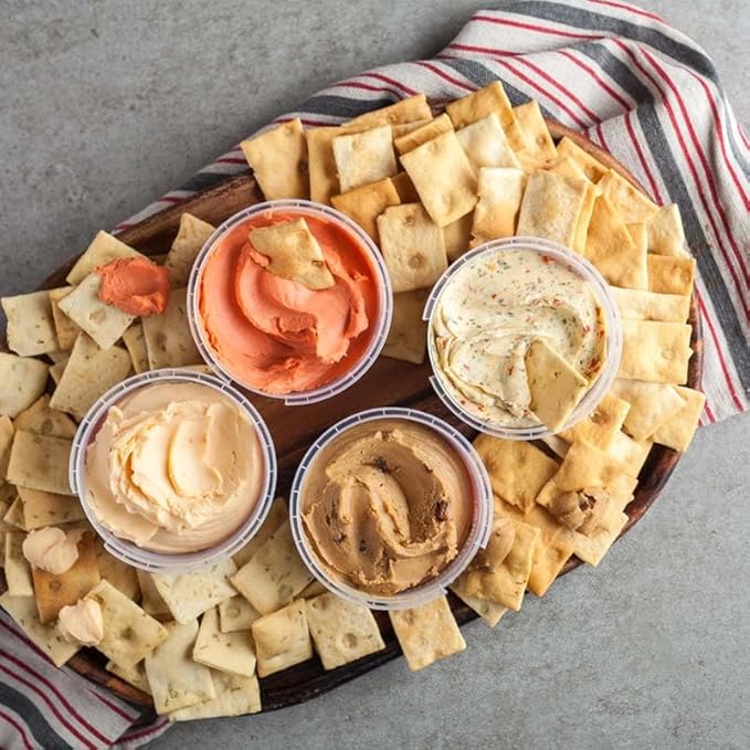 Di Bruno Bros Gourmet Cheese Spread & Crostini Sampler Gift Box: A Premium Mix of Italian Cheese Dip And Crostini - Ideal For Those Who Enjoy Food Gifts