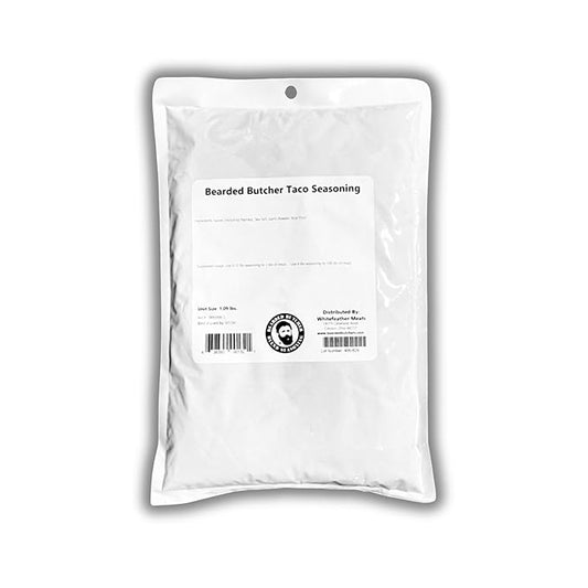 Bearded Butchers Taco Seasoning 17.5oz - Season 25 lbs of Meat, No MSG, Gluten-Free, Authentic Mexican Flavor for Tacos, Fajitas, and More