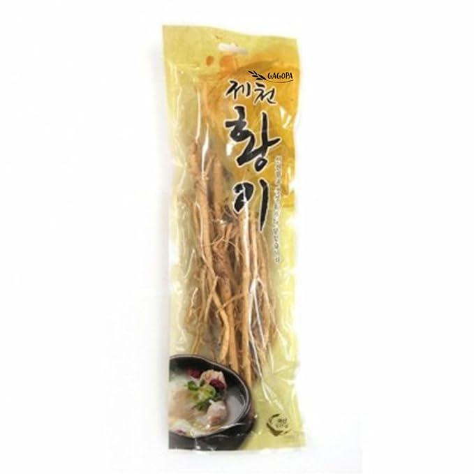GAGOPADried Astragalus Root ??100% Korean Jecheon Hwanggi, Premium Quality, Perfect for Tea, Soup, and Herbal Infusions, 100g