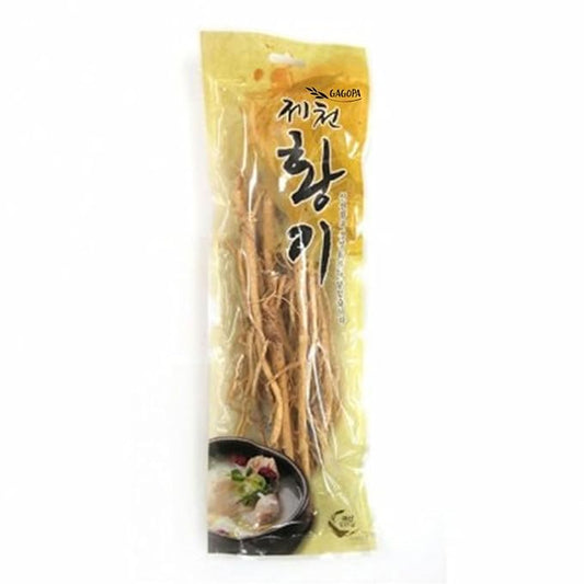 GAGOPADried Astragalus Root ??100% Korean Jecheon Hwanggi, Premium Quality, Perfect for Tea, Soup, and Herbal Infusions, 100g