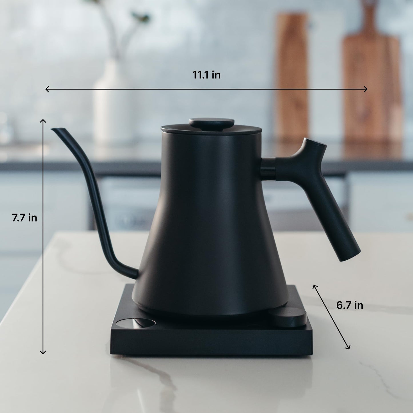 Fellow Stagg EKG Pro Gooseneck Electric Kettle, Brew Timer, 0.9 Liter