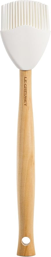Le Creuset Silicone Craft Series Basting Brush, 10 1/2" x 2 1/8", White