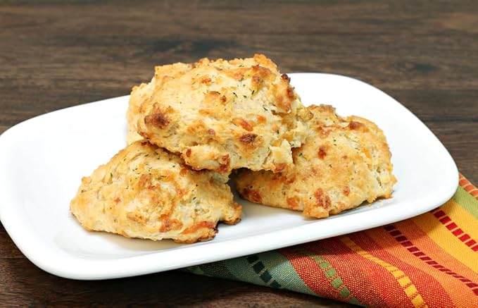A Blend Above Cheesy Garlic Biscuit Mix - Easy to Bake, Makes 10 Biscuits, Breakfast Biscuits, Dinner Biscuits, Biscuit's & Gravy - Biscuit Mix Just Add Water - Perfect Addition to All Meals - 10 Servings