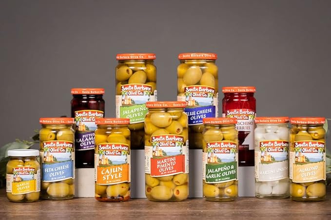 Santa Barbara 3pk Sun Dried Tomato Olives 5oz