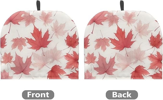 Thanksgiving Day Tea Kettle Cosy Fall Maple Leaves Teapot Covers Kitchen Kettle Dust Cover Tea Kettle Warmer Cover Teapot Dust Cover Teapot Cozy Room Decor Can Hung and Folded竊늋hite竊?"<div>