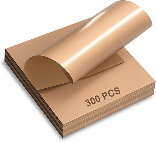 300PCS Parchment Paper Sheets, 12x12 In Non-Stick Precut Baking Parchment, Grease Proof & Non-stick Cookie Sheets for baking, Unbleached Parchment Sheets for Grilling, Air Fryer, Steaming