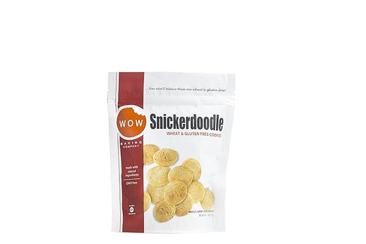 WOW Baking Company Gluten-Free Cookies, Snickerdoodle, 8 Ounce (Pack of 6)