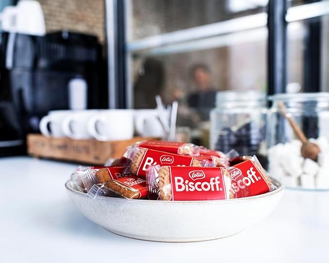 Lotus Biscoff Cookies – Caramelized Biscuit Cookies – 150 Cookies Individually Wrapped – Vegan, 0.2 Ounce (Pack of 150)