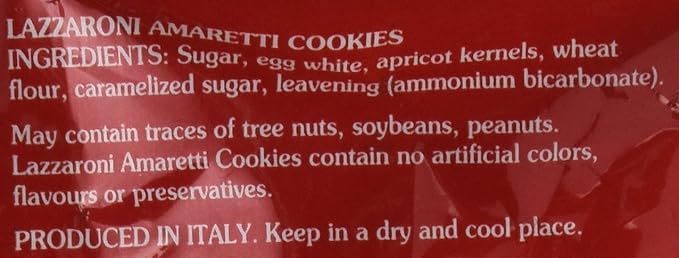 Amaretti Cookie Snaps by Lazzaroni (7 ounce)