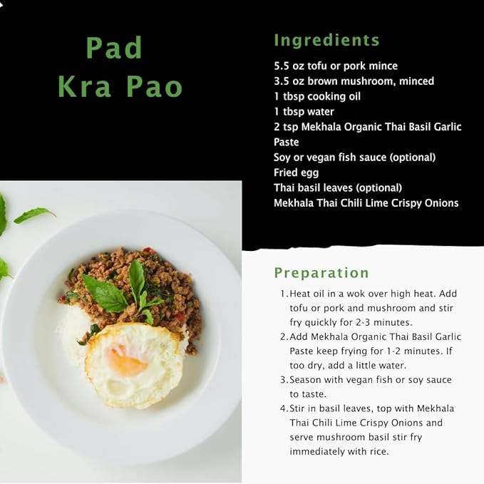 Mekhala Organic Gluten-Free Thai Basil Garlic