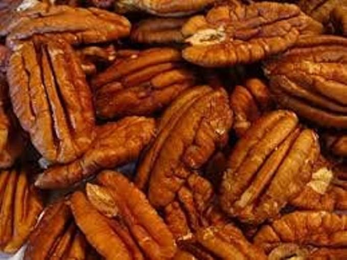 Whole, Shelled & Dry Roasted Georgia Pecans With Himalayan Salt (1 Lb.) - Small Batch Roasted - Vegan & Keto Friendly - Healthy Southern Tastiness - Farm Fresh Nuts Brand